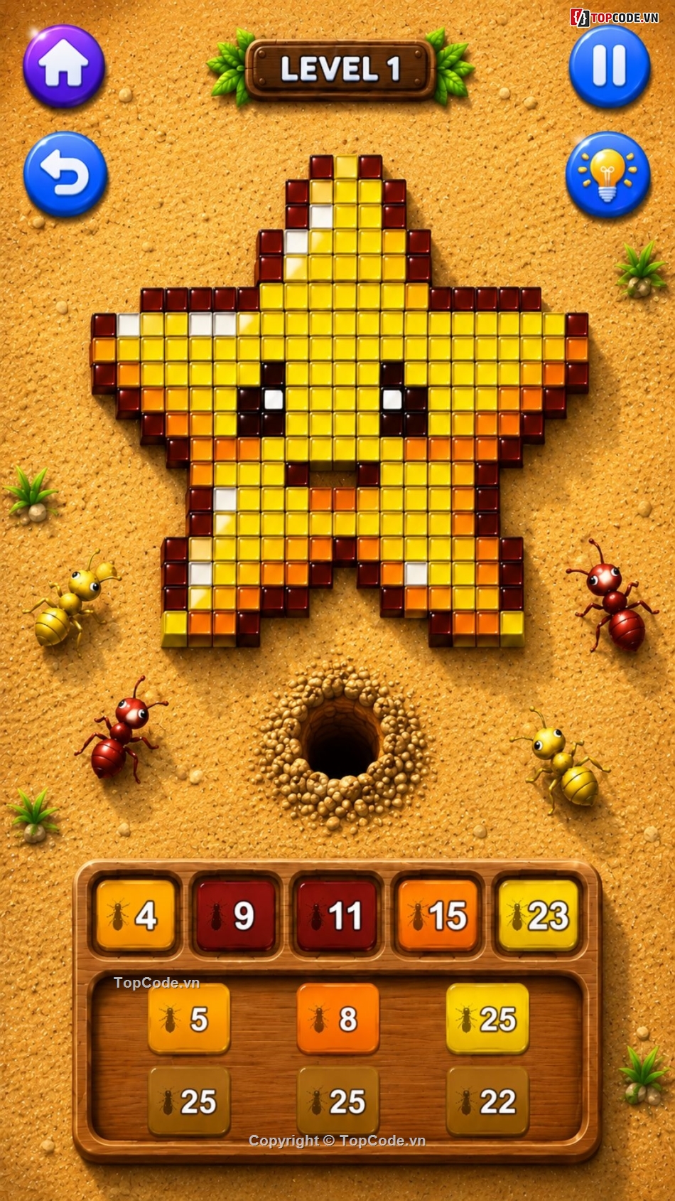 ant flow,pixel flow,colony flow,pixel ant,food hunt